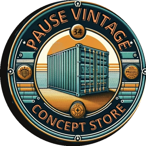 Logo Pause Vintage — concept store, Portiragnes-Plage